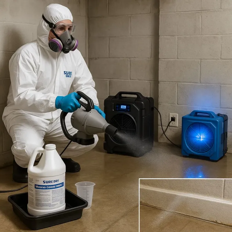 Sanitization and Odor Removal process in Lakewood Park, FL
